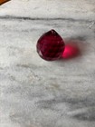 Swarovski Crystal Red Bourdeau 30mm Feng Shui Prism  Ball