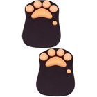 Zestaw 2 akcesoriów biurowych wyściełana mysz w kształcie chmury oparcie na nadgarstku Kawaii