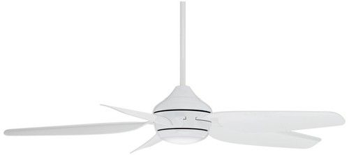 52" Casa Vieja Del Diego White LED Indoor/Outdoor Ceiling Fan - Picture 6 of 8