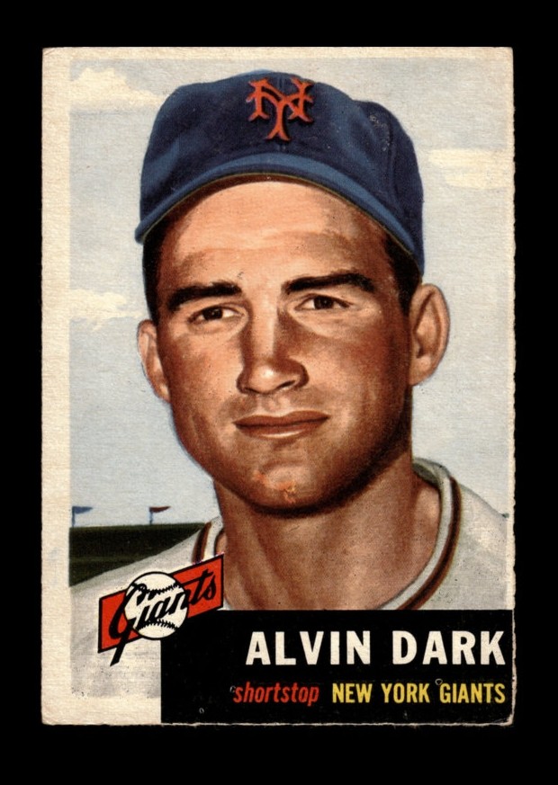 1953 Topps Set-Break #109 Alvin Dark VG-VGEX *GMCARDS*