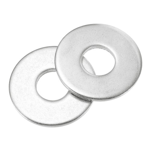 2Pcs M24 304 Stainless Steel Flat Washers 24mm ID 72mm OD 5mm Thick - Picture 1 of 6
