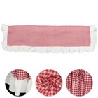  Farmhouse Kitchen Valance Check Plaid Short Curtain Valance for Kitchen Bedroom