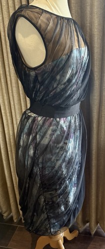 TADASHI SHOJI TÜLL OVERLAY BLUMEN BUBBLE KLEID 16 - Bild 5 von 6