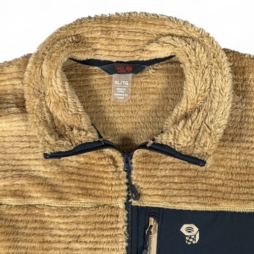 Chaqueta polar Mountain Hardwear Polartec High Loft color tostado oscuro XL para hombre Gorpcore - Imagen 3 de 11