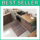 Low Pile 2x3 Rug - Vintage Design, Machine Washable