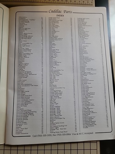 1959-1979 CADILLAC PARTS & SUPPLY CATALOG 1992 EDITION CADILLAC USA PARTS SUPPLY - Picture 4 of 7
