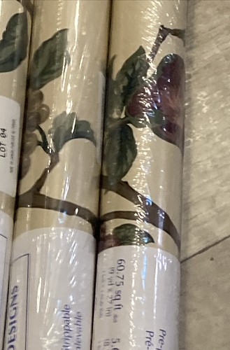 SEABROOK WALLPAPER KH 781 LOT OF (3 Rolls)60.75sq ft a roll(9ydx27”) - Picture 4 of 6