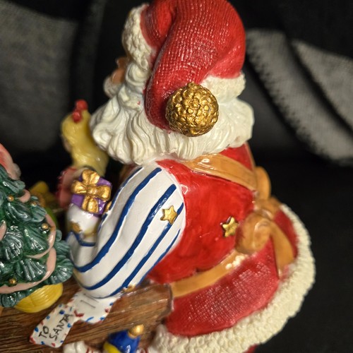 FITZ & FLOYD BABBO NATALE e giocattoli music box suona Toyland *VIDEO - Foto 7 di 13
