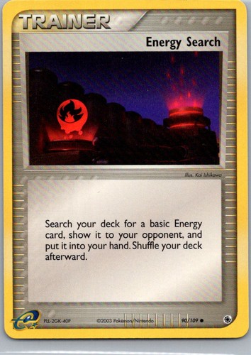 Pokemon Energy Search Ruby and Sapphire 90/109 Near Mint NM - Picture 1 of 2