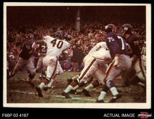 1966 Philadelphia #39 Gale Sayers Chicago Bears - Play of the Year 3 - VG