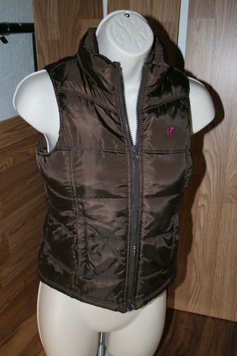 Steppweste Damen Medium frostfrei Druckknopftaschen braun Old Navy! - Bild 5 von 12