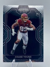 2020 Panini Chonicles Prizm Black Chase Young Rookie RC #PB-21 Commanders
