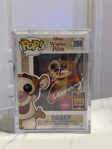 Funko POP! Disney Winnie The Pooh - Tigger #288 Flocked Signed By Jim Cummings