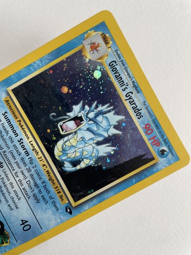 PSA würdig Giovanni's Gyarados Rare Holo 5/132 Gym Challenge WOTC Pokemon TCG - Bild 8 von 8