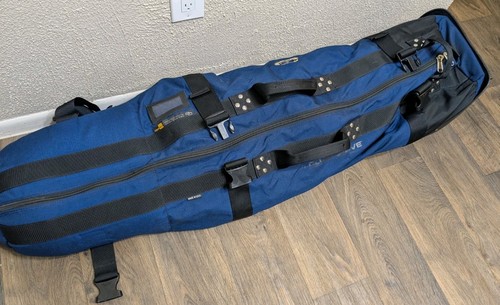 Club Glove Burst Proof Dupont Cordura Nylon Blue Golf Bag On Wheels - Picture 5 of 15