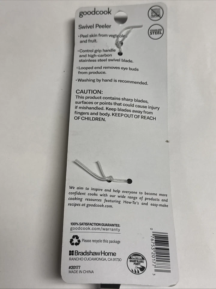 Rainspire овощечистка картофель очистители для кухни, острый из нержавеющей стали Bla - Изображение 2 из 2