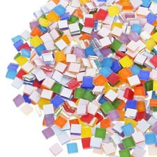 Fashion Multi Colors Mosaic Tiles 1cm x 1cm DIY Craft Supply Accessories 100g