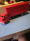 1950's Tonka Toy Transport tractor trailer truck. Pressed Steel. Very Nice