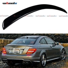 Heckspoiler Lippe Schwarz Glanz fit Mercedes C Klasse C204 Coupe 11-14