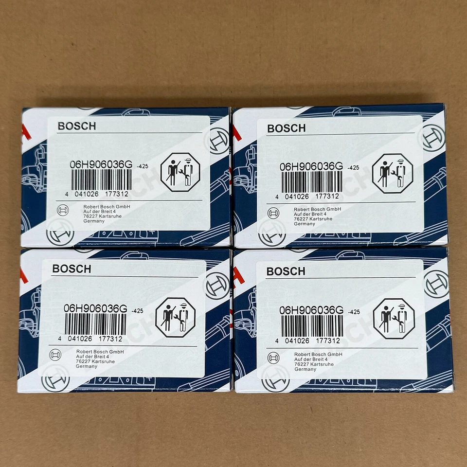 BOSCH 4X 06H906036G Fuel Injectors for VW GTI Tiguan AUDI A3 A4 A5 Q5 TT 2.0TSl - Image 4 of 4