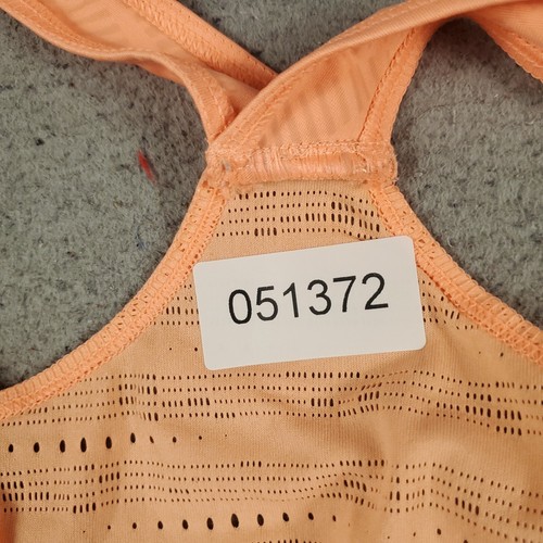 Under Armour Tank Top Shirt Womens Size Large Orange Active Running Training - Picture 6 of 6