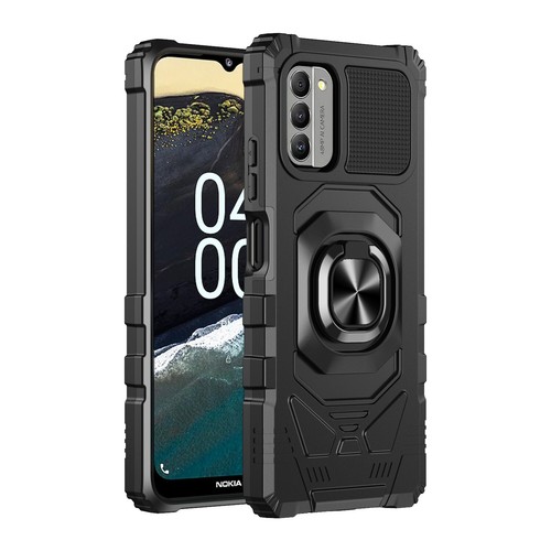 For Nokia G310 5G Case Shockproof Ring Kickstand Phone Cover with Tempered Glass - Picture 5 of 39