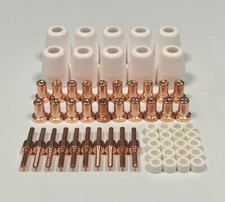 CHNsales 60 Pcs Plasma Cutting Consumable Cut40 50 Plasma Cutter Torch PT31 LG40