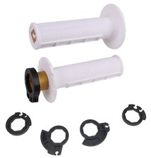 ODI V2 Half Waffle Lock-On White Handlebar Grips (H36HWW)