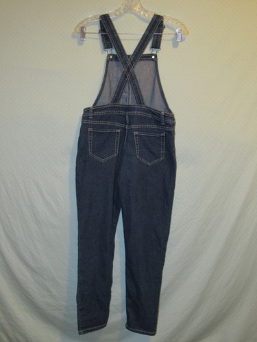 Jordache Jeans Girls Overalls 10-12 Blue Denim 28x26 Excellent - Picture 4 of 5