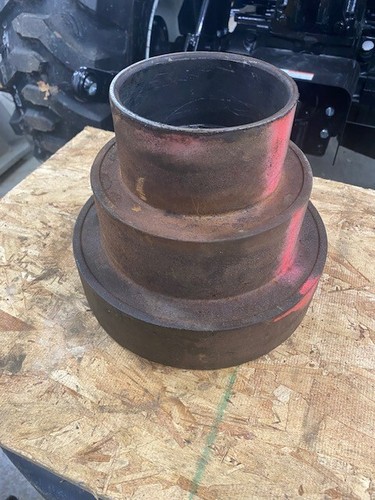 Large Antique Vintage Flat Belt Step Cone Pulley Hit & Miss Engine Line Shaft