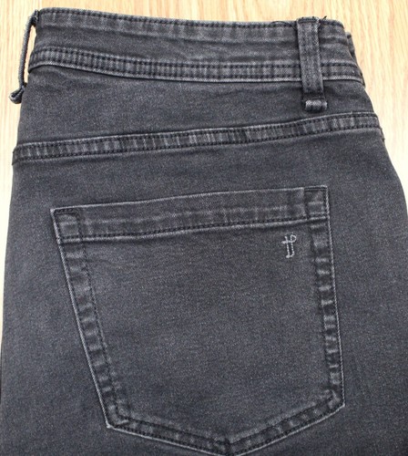 THE PERFECT JEAN SLIM FIT COTTON/SPANDEX JEANS DARK GRAY Sz 34W x 30L - Picture 2 of 4