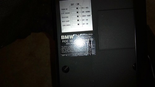 1992 BMW 525i (E34) anti-theft controller & parts - Picture 2 of 4