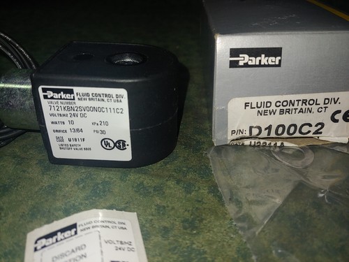 NUEVA bobina de solenoide Parker Skinner # DC100C2 - (36255-B3) - Imagen 2 de 4
