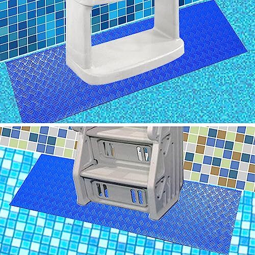 SKARUMMER Swimming Pool Ladder Mat - Protective Pool Ladder Pad 36 X 9 inch - Picture 6 of 6
