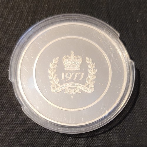 45,4 g Silbermünze PP - 925 Silber - 1977 - Start des Ozeandampfers Elizabeth 2 - Bild 2 von 3