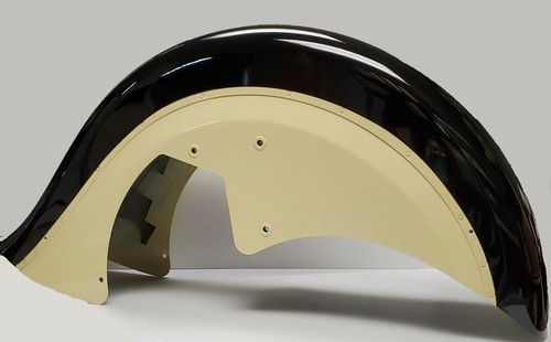 * Guardabarros delantero OEM Indian Motorcycle negro tostado Chieftain Roadmaster 1024385-1543 - Imagen 2 de 3