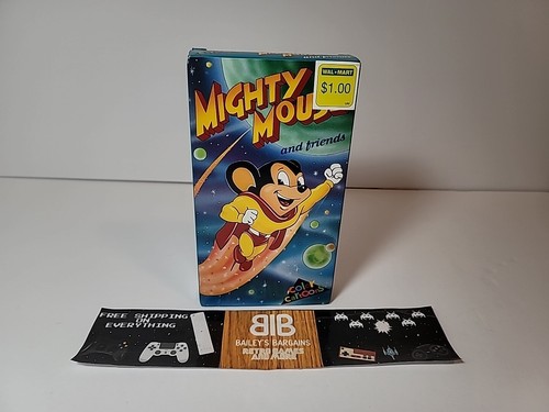 VTG 1991 Cartoon Favorites Mighty Mouse VHS Tape
