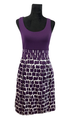Boden UK 10L US 6L Purple Sleeveless A-Line Mini Sundress  - Picture 1 of 10