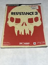 Resistance 3 Official Strategy Guide Brady Sony Playstation 3 B52-B53