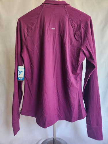 NWT Old Navy Womens L Semi-Fitted Active Quarter Zip Pullover Top Long Sleeve - Picture 7 of 12