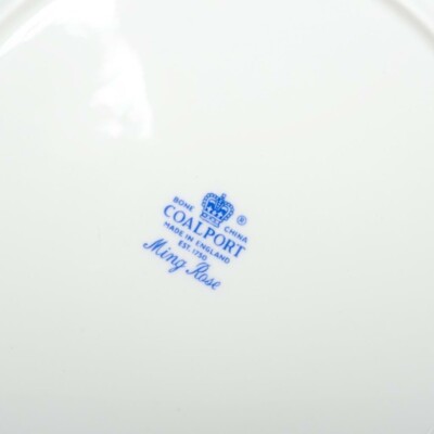 Coalport Ming Rose Porcelain Bone China Salad Dessert Plates 7.75