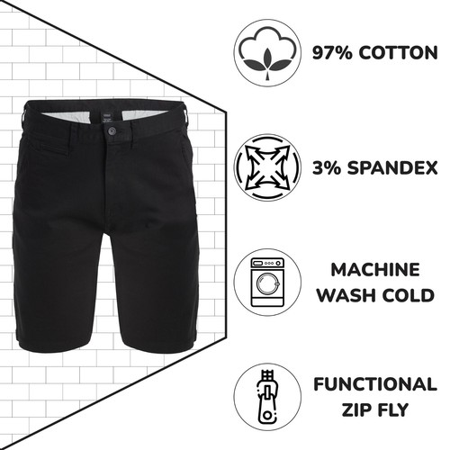 Mens Cotton Flex Stretch Button Closure Chino Shorts (Sizes 30-42) NEW FREE SHIP - Picture 25 of 28