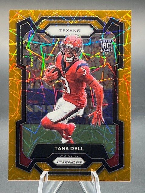 Tank Dell 2023 Panini Prizm Rookie Orange Lazer #341