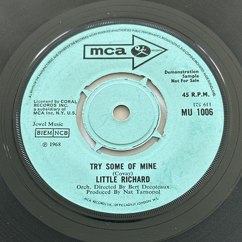 Little Richard - She's Together Demo 7” Vinyl Record MU 1006 Vg+ Condition - Picture 5 of 6