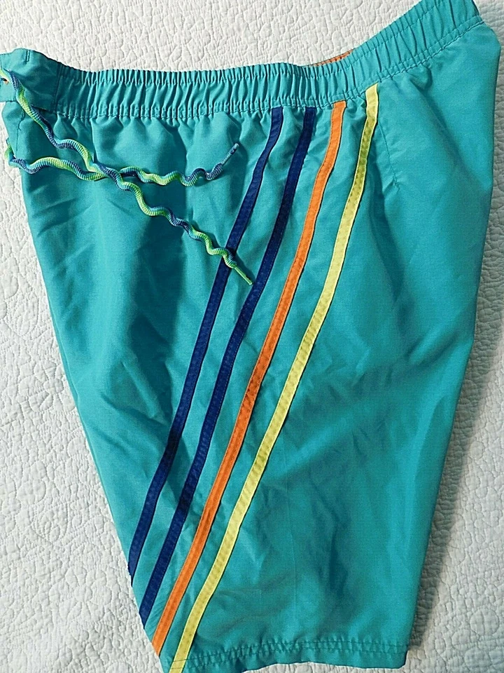 BAÑADOR SHORTS FORRADOS BEACH RAYS PARA HOMBRE GRANDES RAYAS DE SOL POLIÉSTER (C8004) Foto 4 de 4