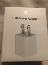 Apple 5W USB Power Adapter Wall Charger Wall Plug iPhone iPod New In Box