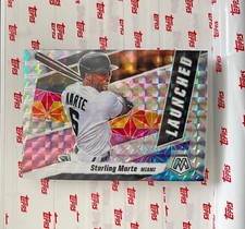 STARLING MARTE!! 2021 Panini Mosaic Launched GREEN PRIZM & Base Inserts!!