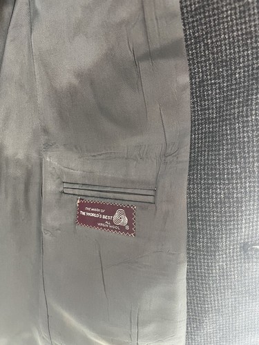 Chaps by Ralph Lauren Saks Fifth Ave Gray Wool Sport Coat Vintage Tweed Jacket - Picture 3 of 12