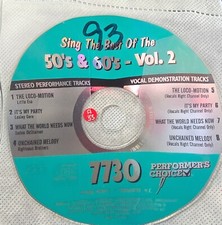 7730 50'S 60'S  PERFORMER'S CHOICE KARAOKE LOT VA SOUND CHOICE