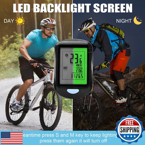 CYFIE Bike Computer Wireless, Multi-Functions Waterproof Bike Odometer and Sp - Picture 4 of 5